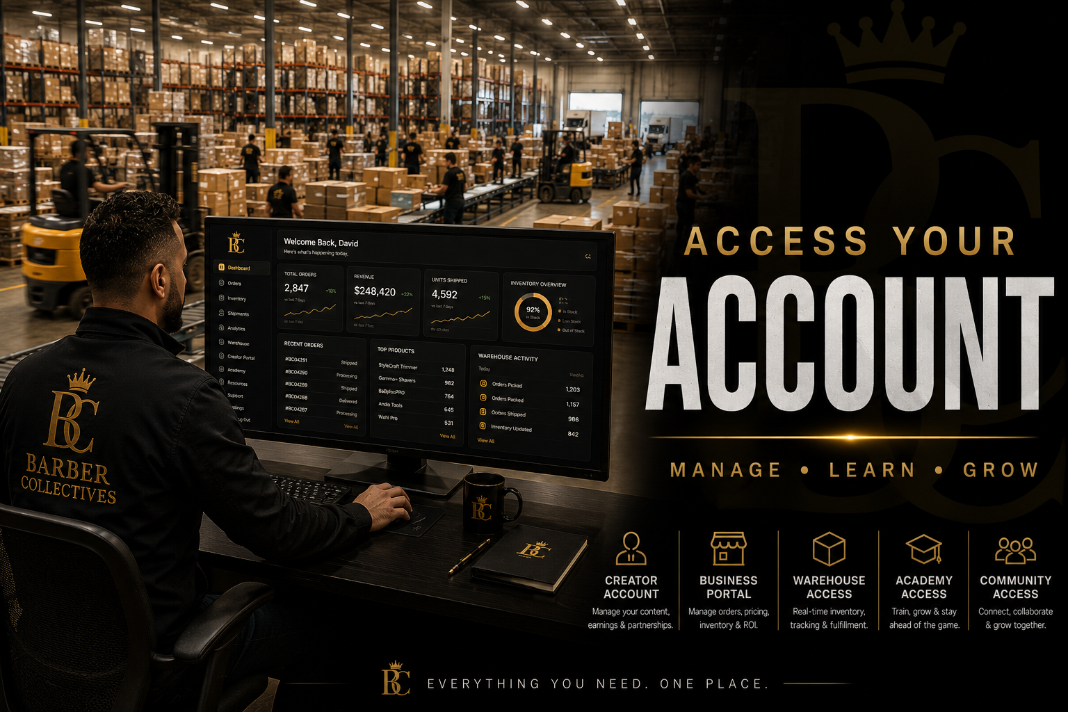 Access Your Account — Manage, Learn, Grow