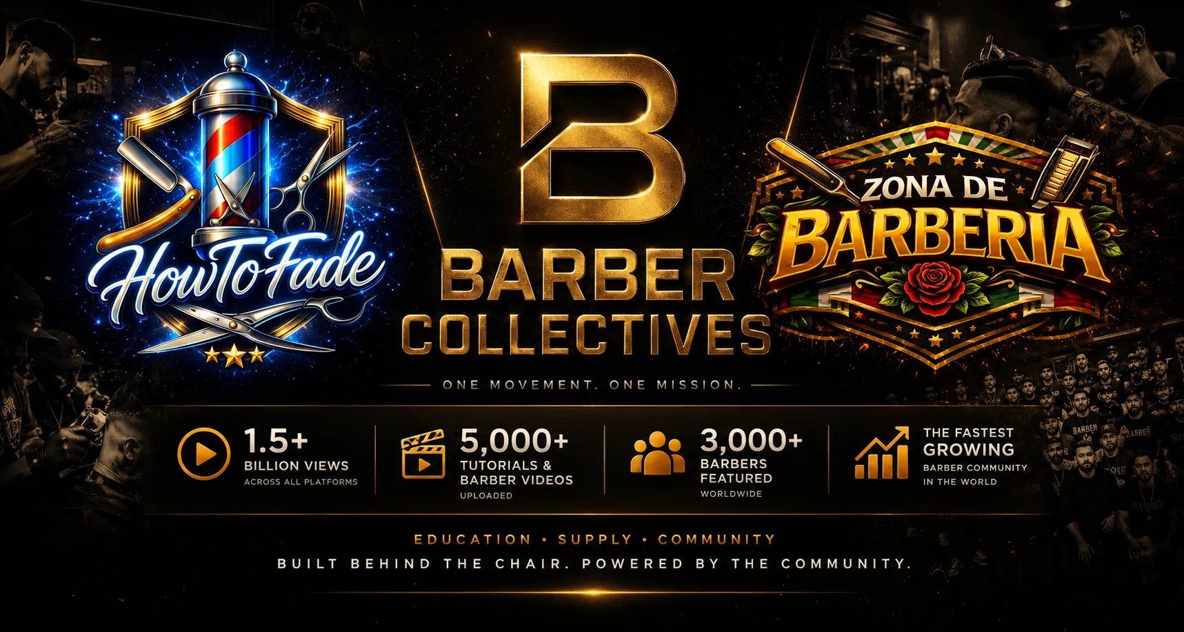 Barber Collectives, HowToFade101 and Zona De Barbería — one global barber movement